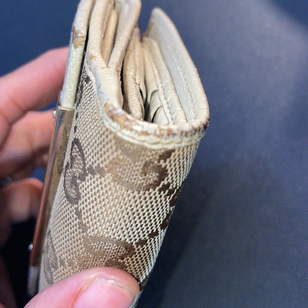 Gucci Gg Pattern Jacquard Wallet beige - Picture 9 of 11